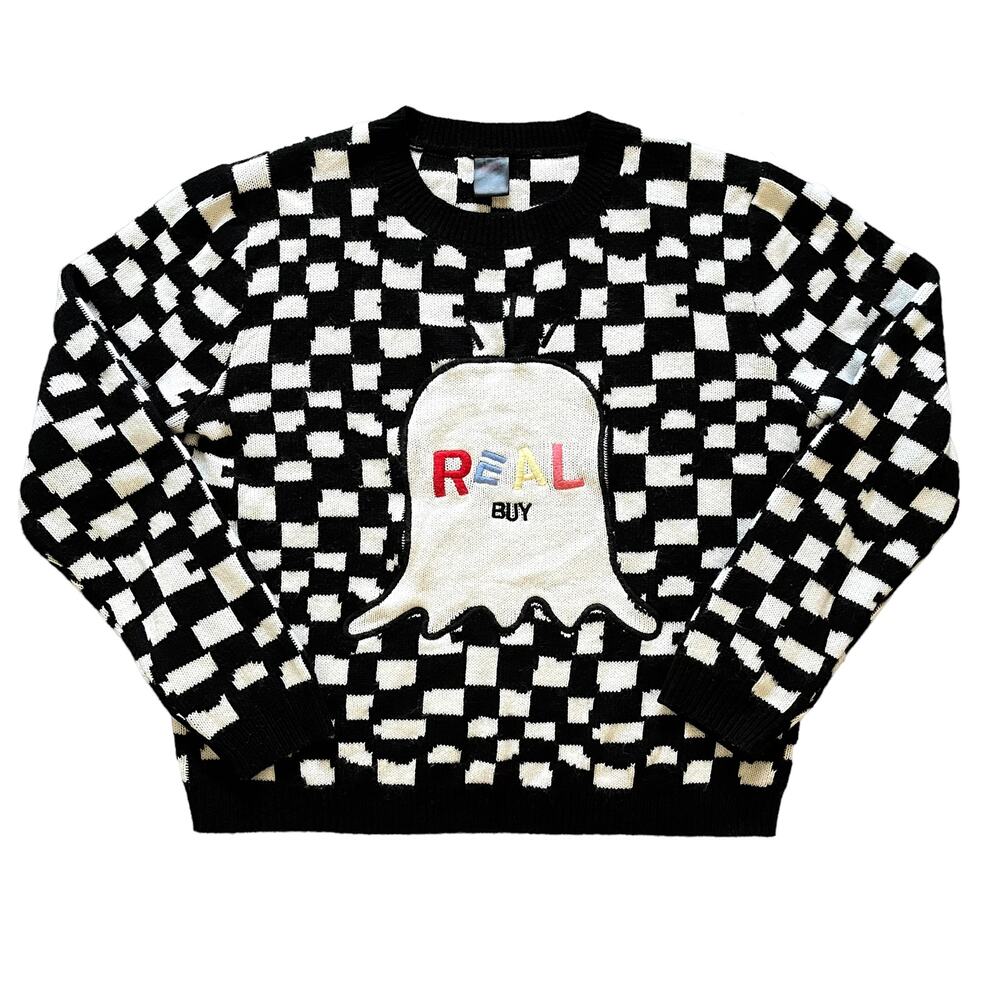 Real Buy Ghost Checker Jumper - Trevor Andrew GucciGhost Sweater SS20